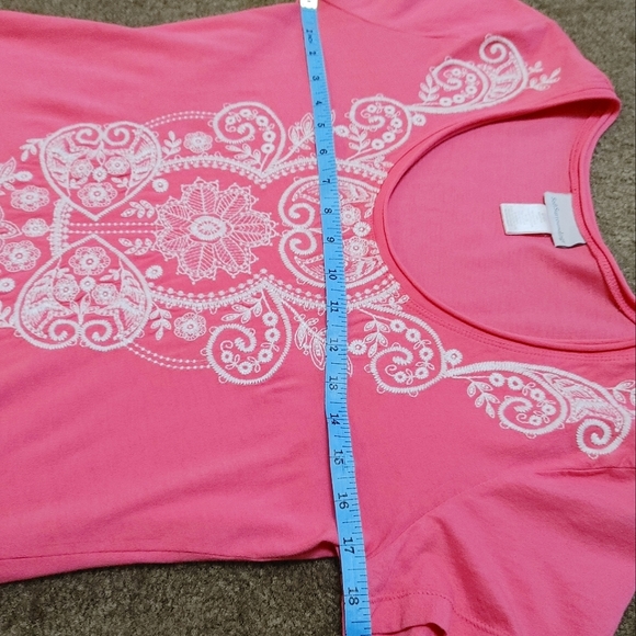 Cotton embroidered tee - Picture 5 of 7